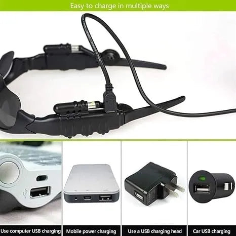 Gafas De Sol Con Audífonos Y Bluetooth