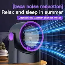 Ventilador Portátil De Escritorio Digital