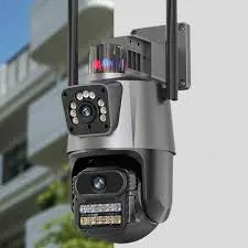 Cámara Doble Lente Con Sirena