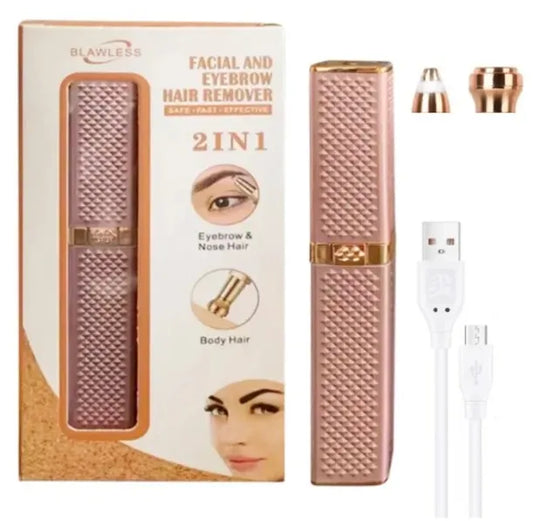 Depilador 2 En 1 Facial Eléctrico
