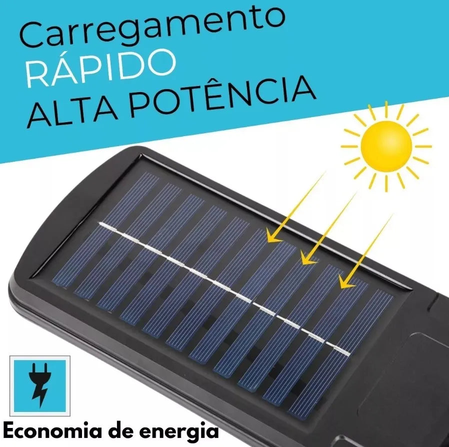 Lampara Portátil Recargable Panel Solar