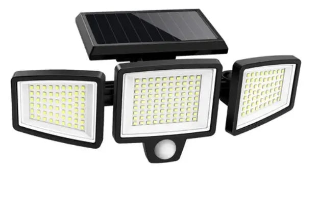 Reflector Con Panel Solar Luz Exterior