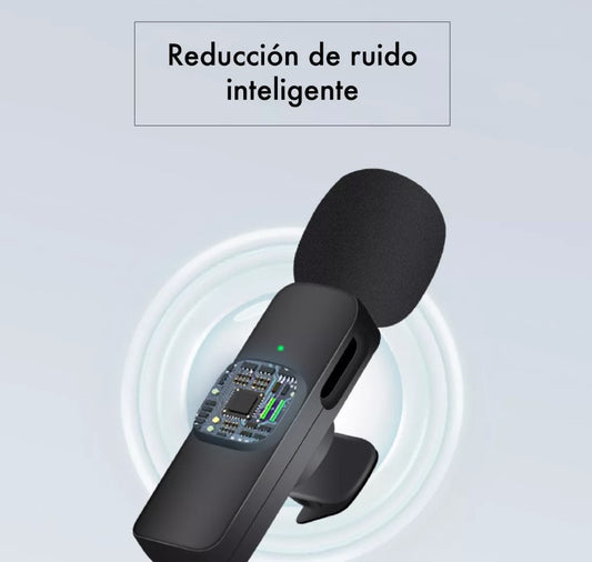 Micrófono De Solapa K9 Inalámbrico